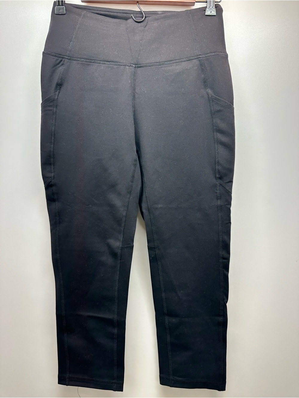 tek gear Black High-Rise Active Leggings with Side Panels